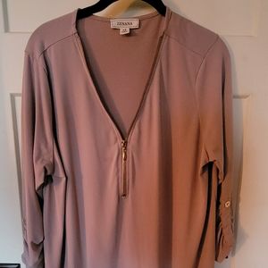 1X Beige Blouse